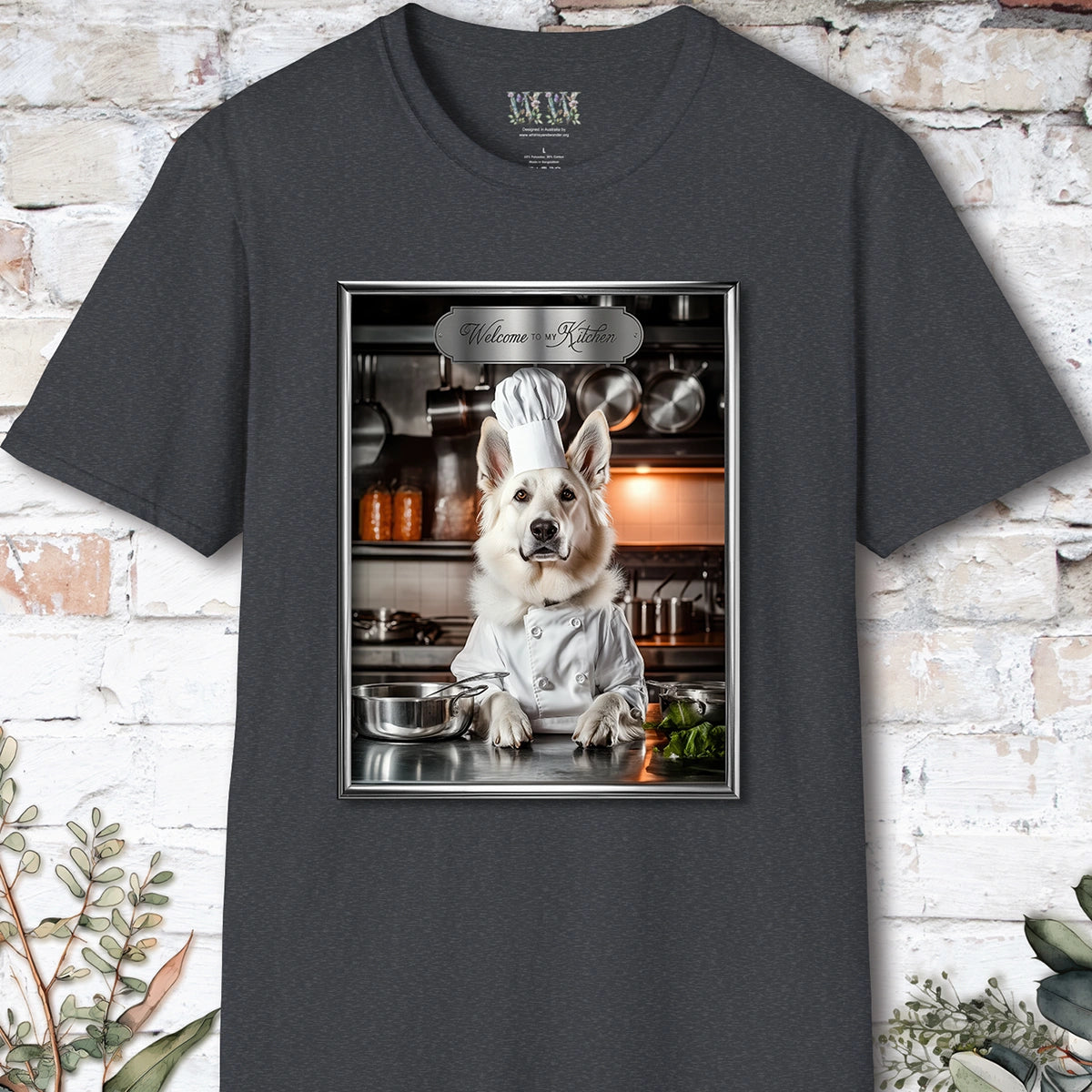 German Shepherd #3 Chef Unisex T shirt