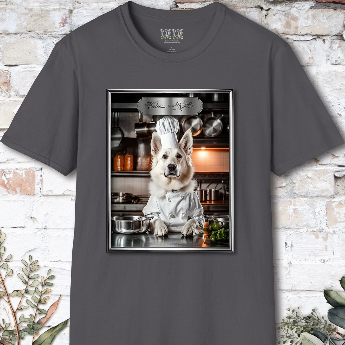 German Shepherd #3 Chef Unisex T shirt