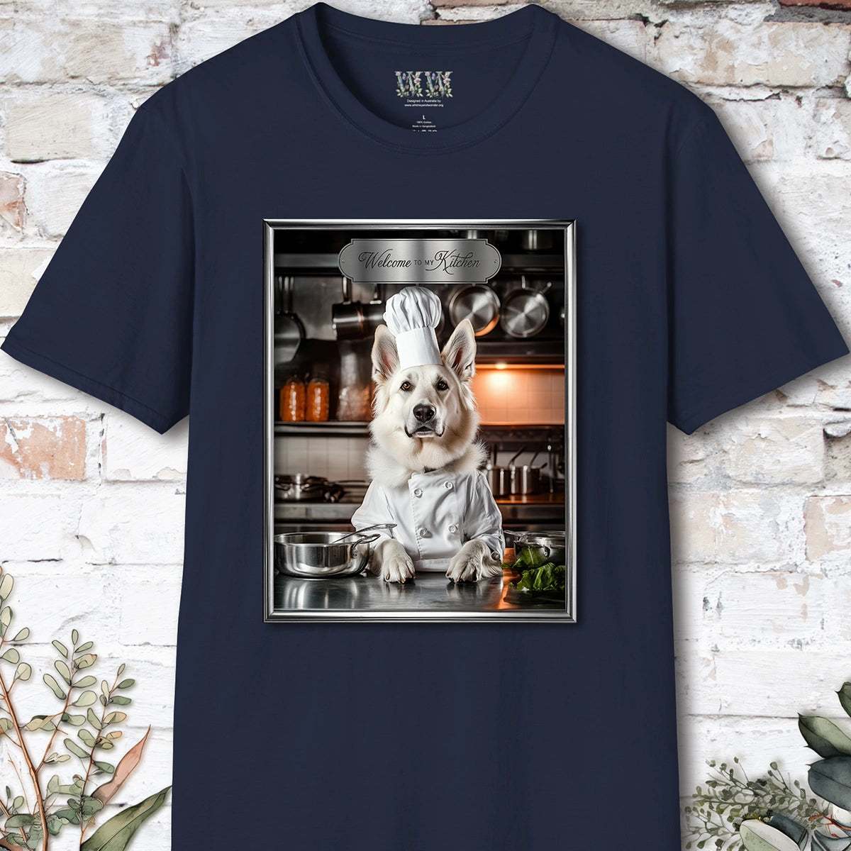 German Shepherd #3 Chef Unisex T shirt