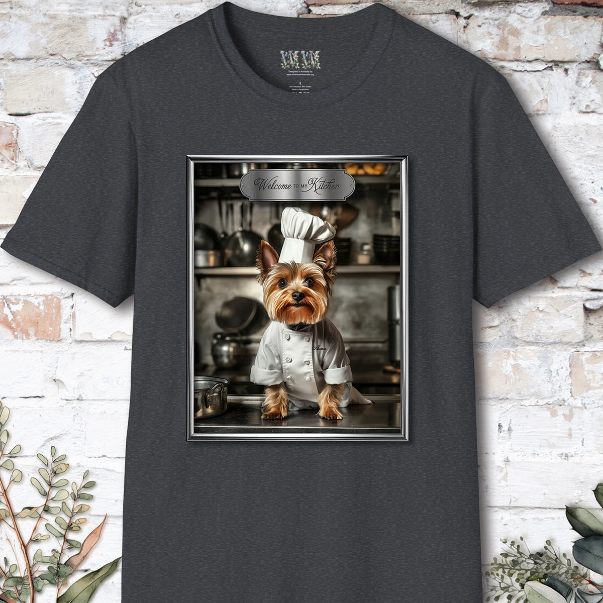 Yorkshire Terrier Chef Unisex T shirt