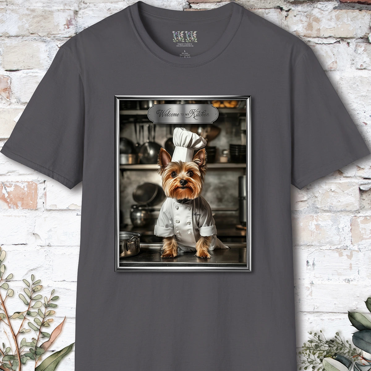 Yorkshire Terrier Chef Unisex T shirt
