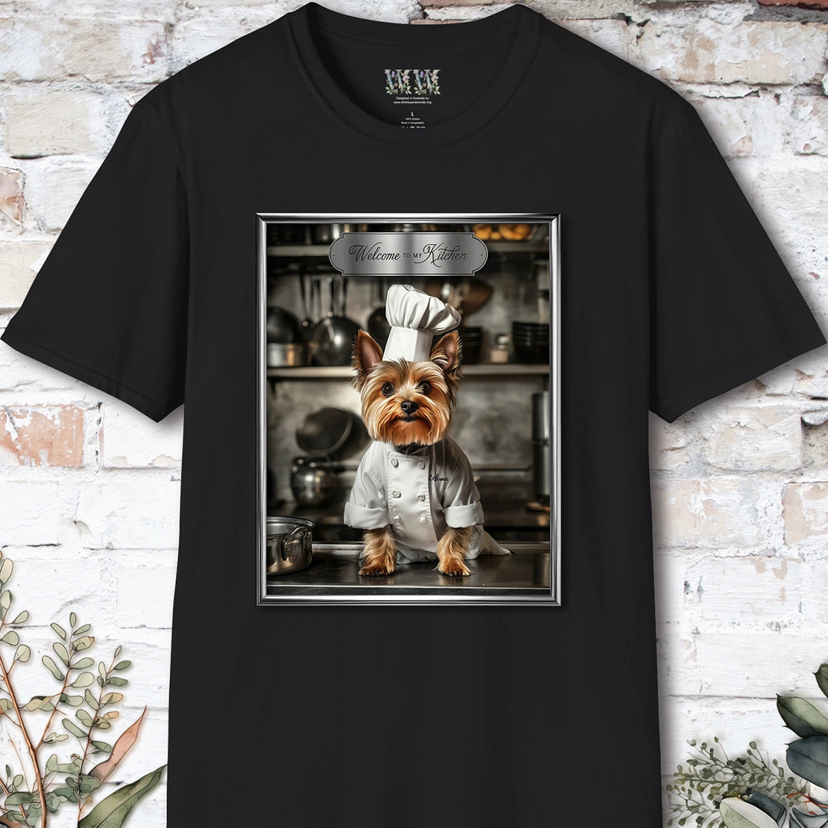 Yorkshire Terrier Chef Unisex T shirt