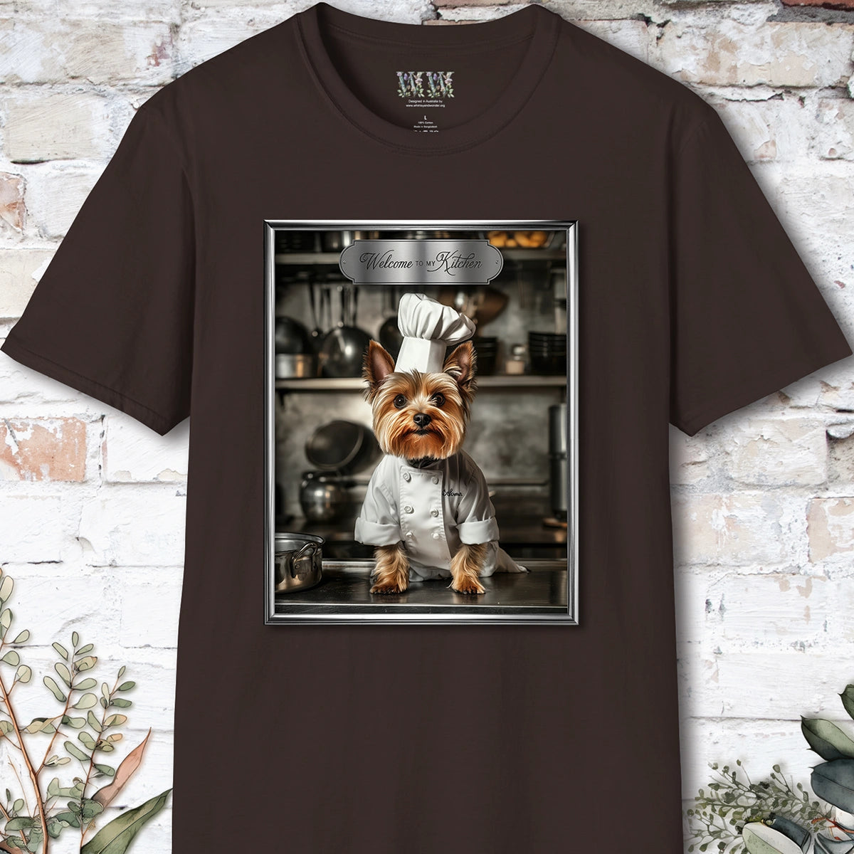 Yorkshire Terrier Chef Unisex T shirt