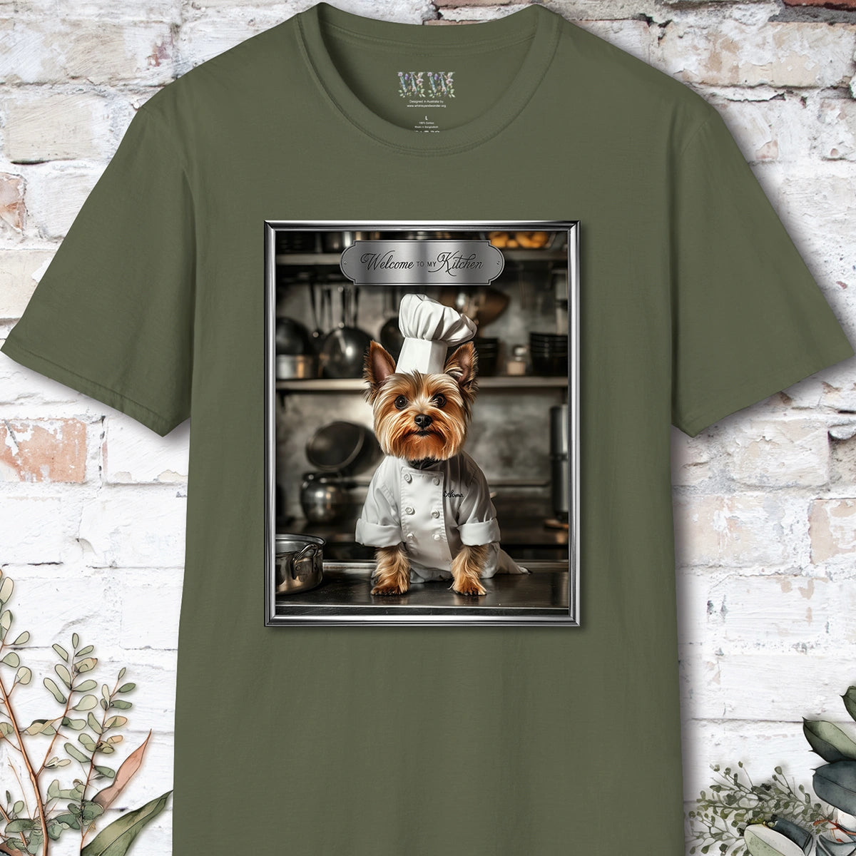Yorkshire Terrier Chef Unisex T shirt