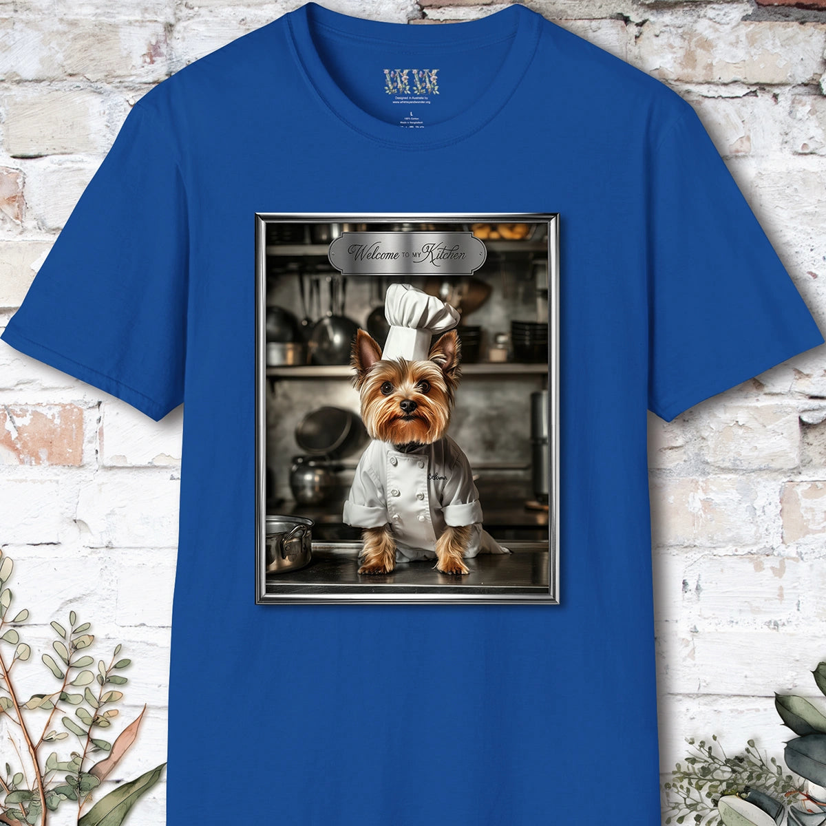 Yorkshire Terrier Chef Unisex T shirt