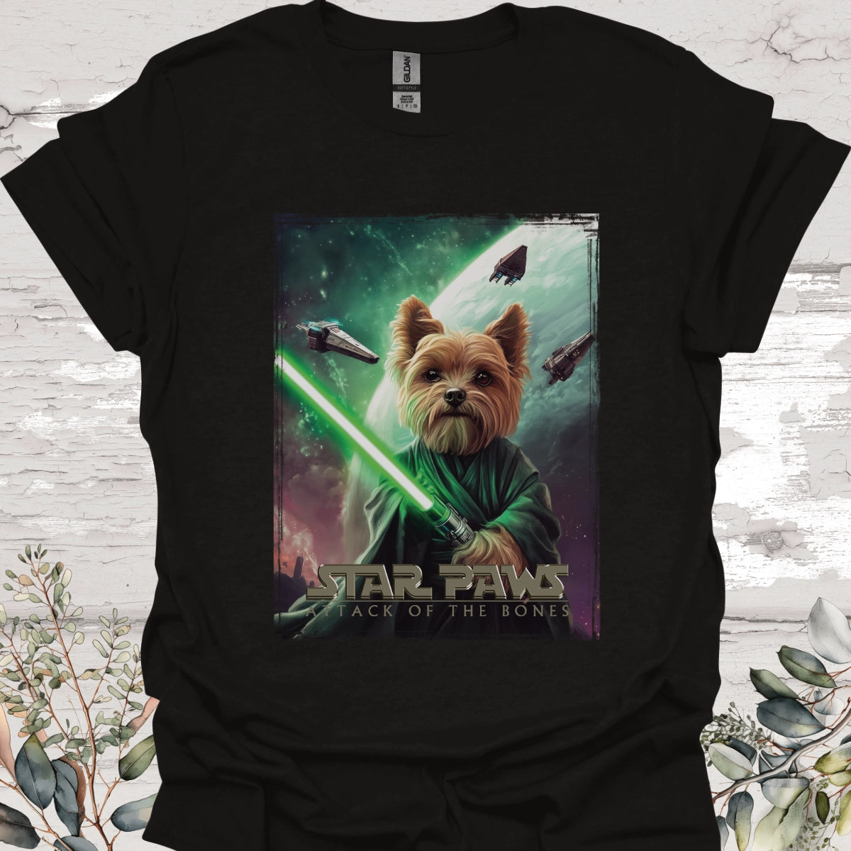 Yorkshire Terrier Star Paws Unisex T shirt