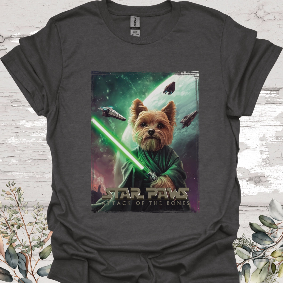 Yorkshire Terrier Star Paws Unisex T shirt