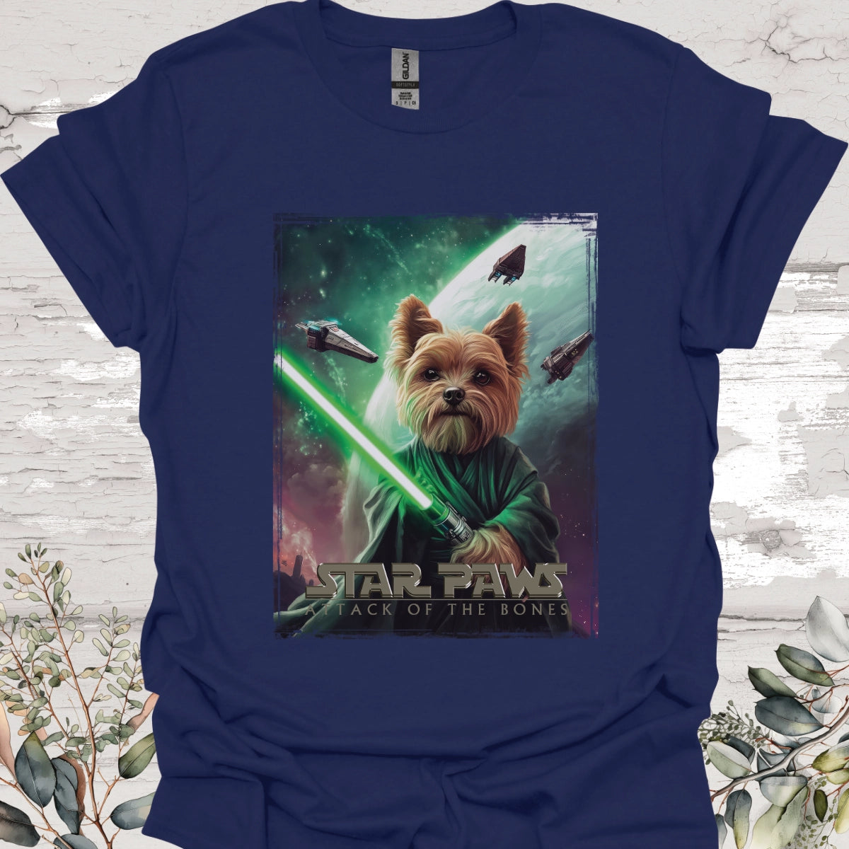 Yorkshire Terrier Star Paws Unisex T shirt