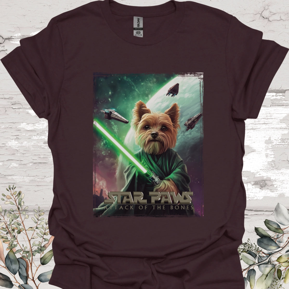 Yorkshire Terrier Star Paws Unisex T shirt
