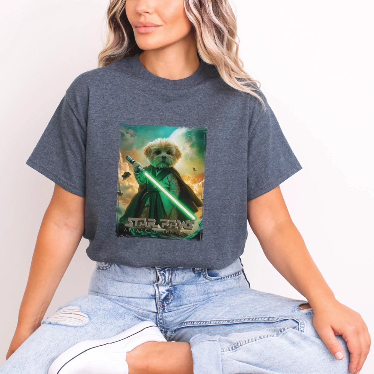 Bichon Frise Star Paws Unisex T shirt