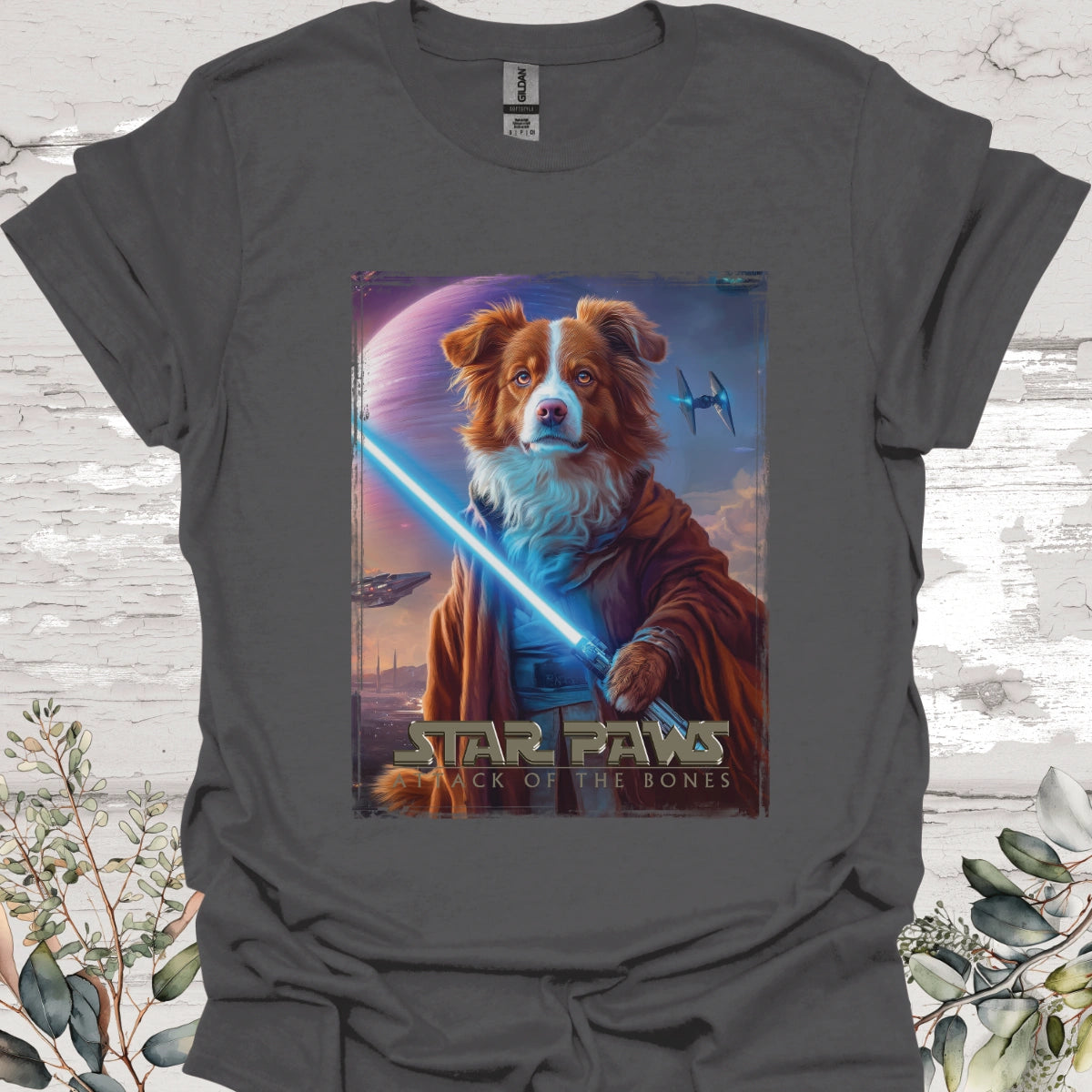 Border Collie #3 Star Paws Unisex T shirt