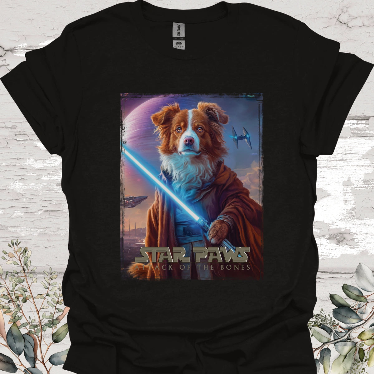 Border Collie #3 Star Paws Unisex T shirt