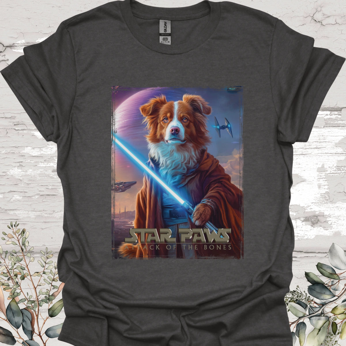 Border Collie #3 Star Paws Unisex T shirt