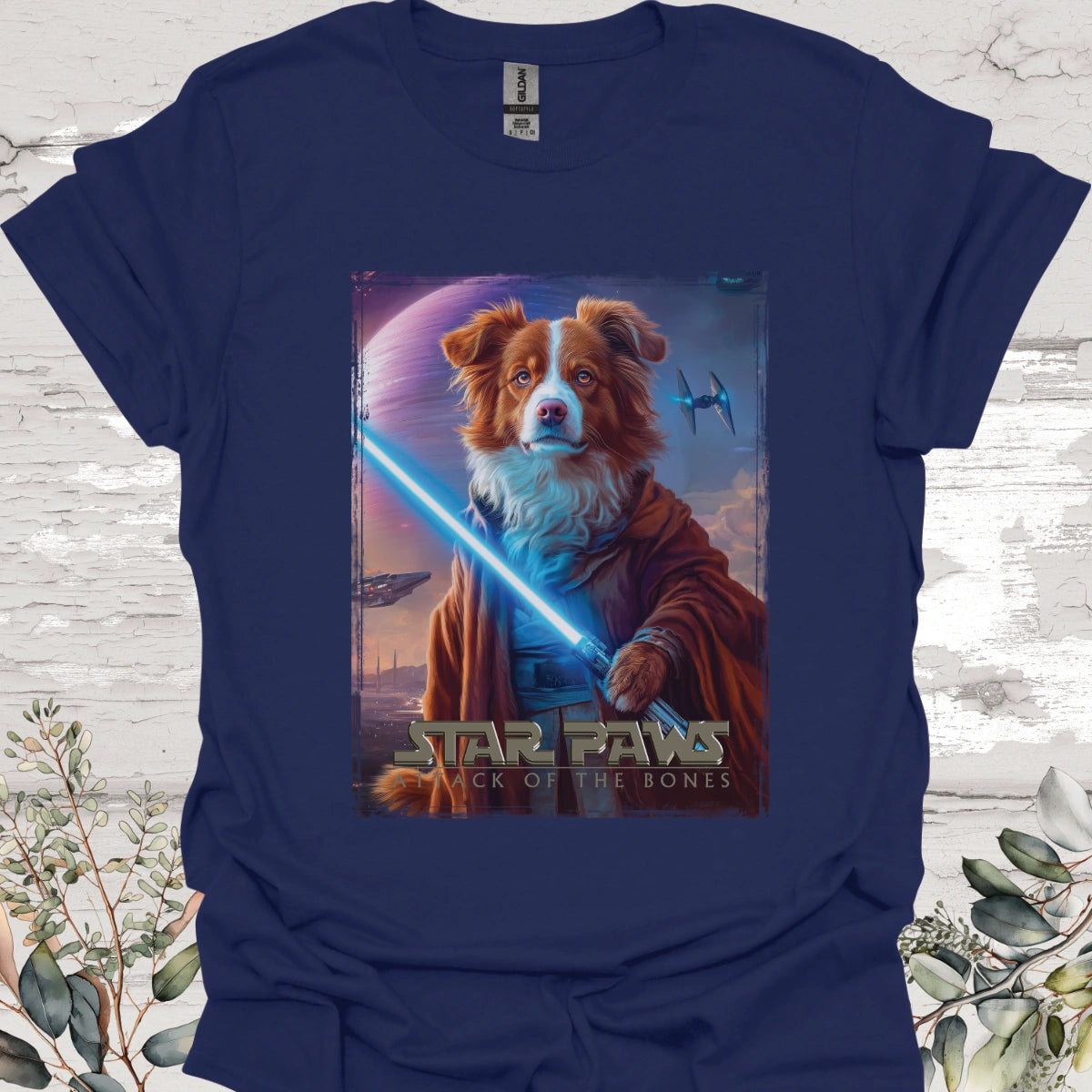 Border Collie #3 Star Paws Unisex T shirt