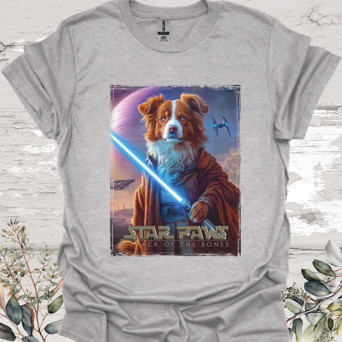 Border Collie #3 Star Paws Unisex T shirt