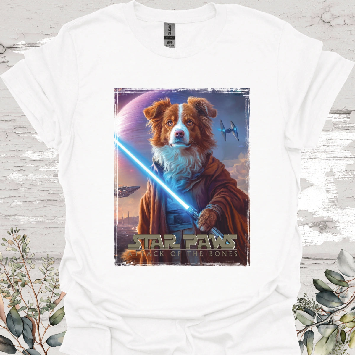 Border Collie #3 Star Paws Unisex T shirt