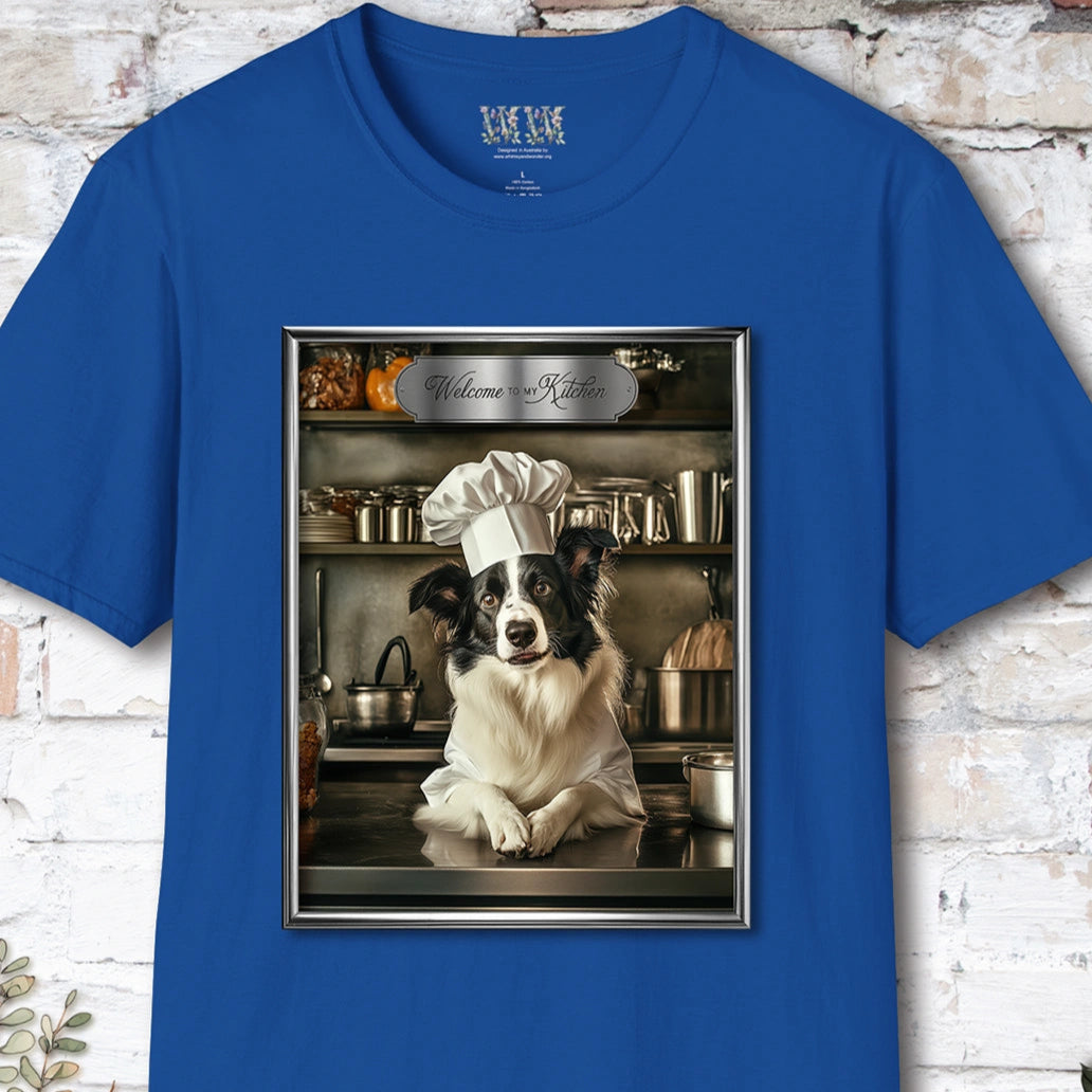 Border Collie Chef Unisex T shirt