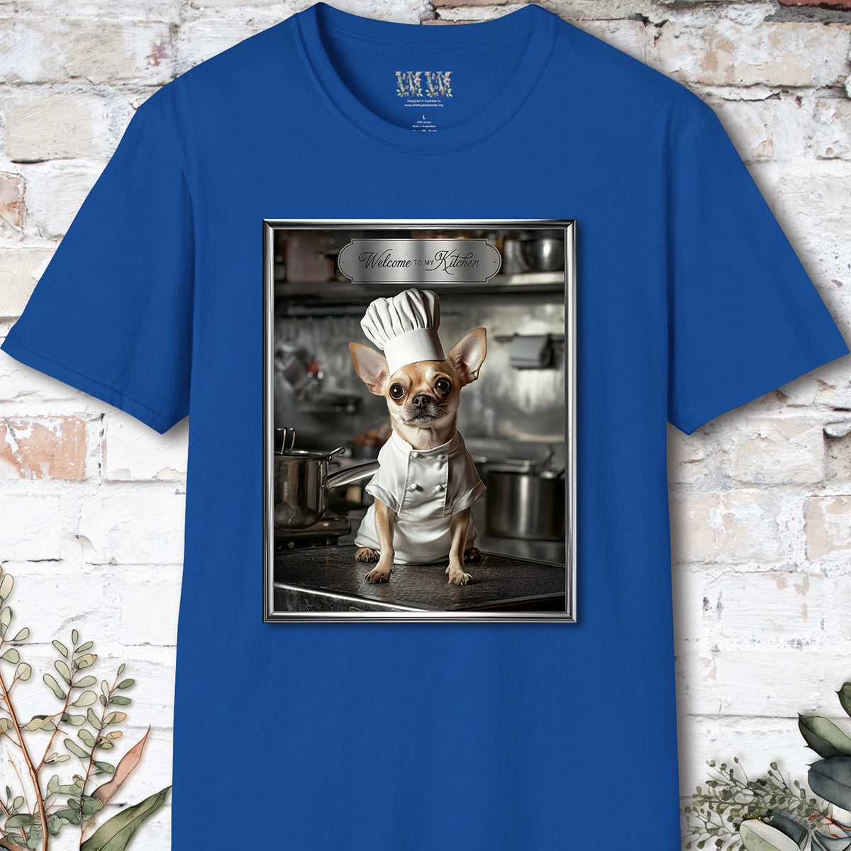 Chihuahua Chef Unisex T shirt