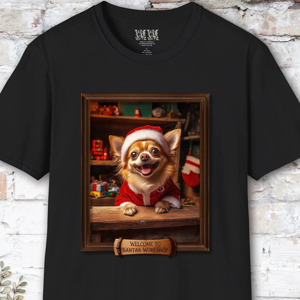 Chihuahua #1 Santa's Workshop Unisex T shirt
