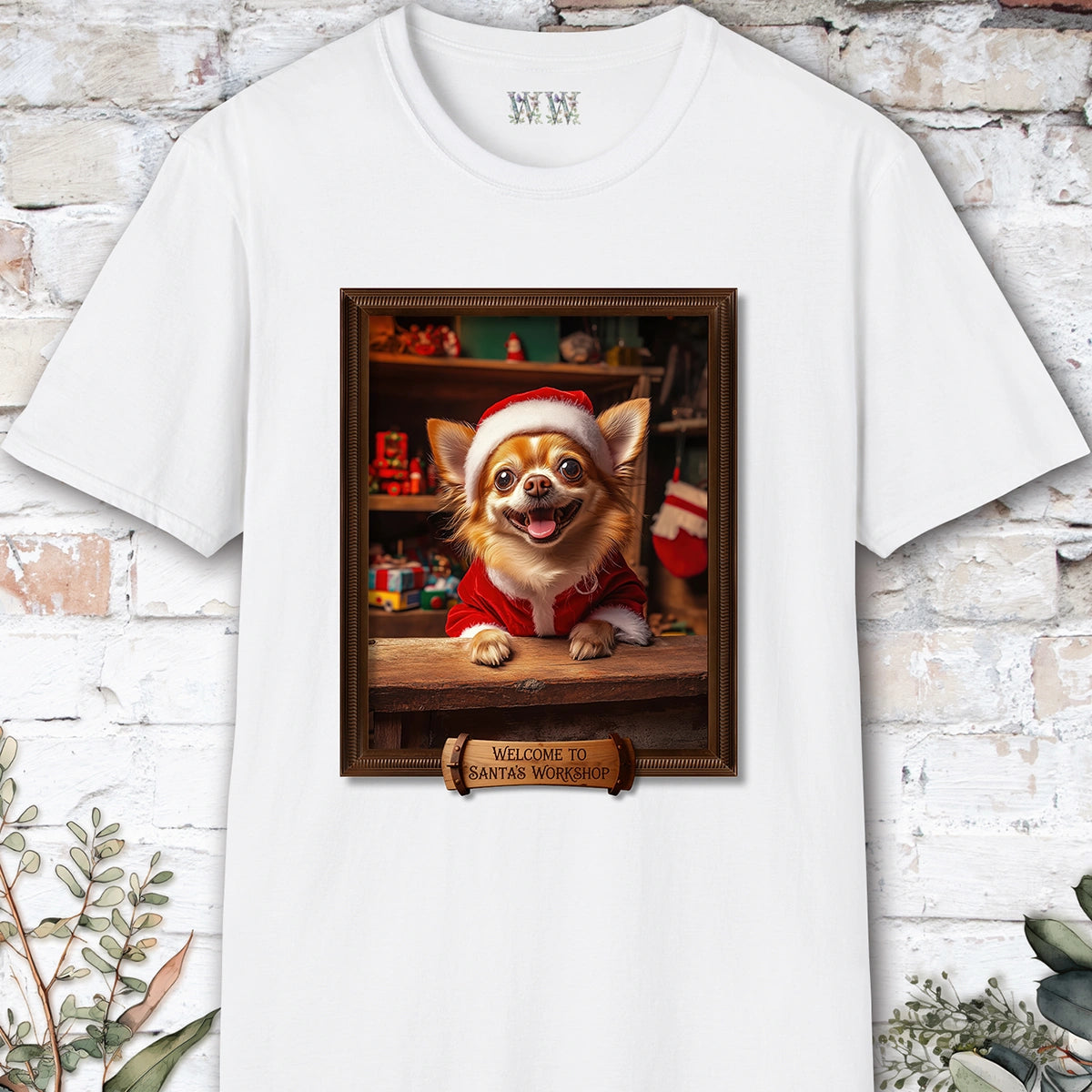 Chihuahua #1 Santa's Workshop Unisex T shirt