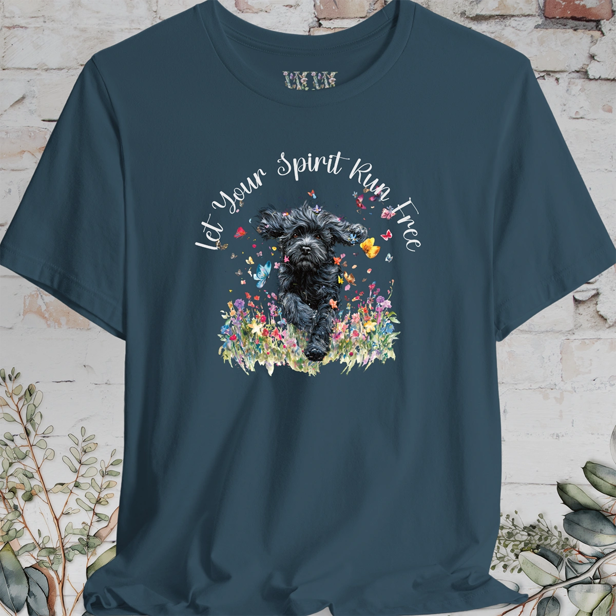 Cockapoo/Spoodle #1 'Let your spirit run free' T shirt
