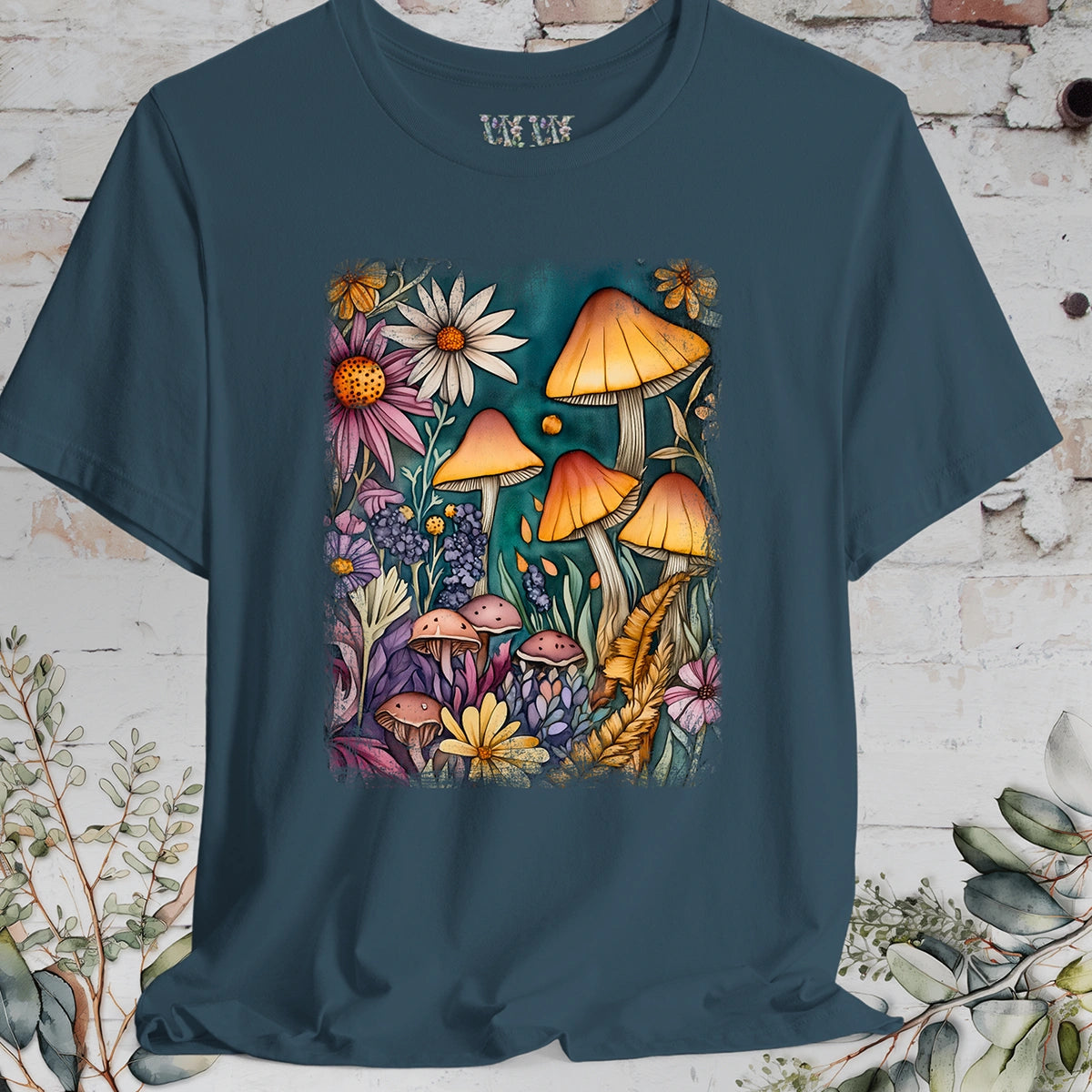Floral Mushroom #2 Unisex T shirt