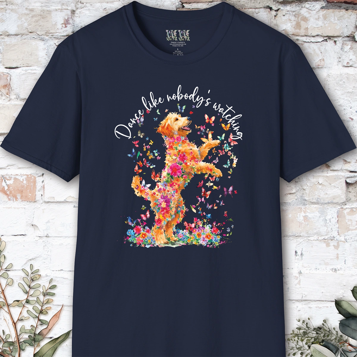 Golden Doodle/Groodle "Dance like nobody's watching" unisex T shirt
