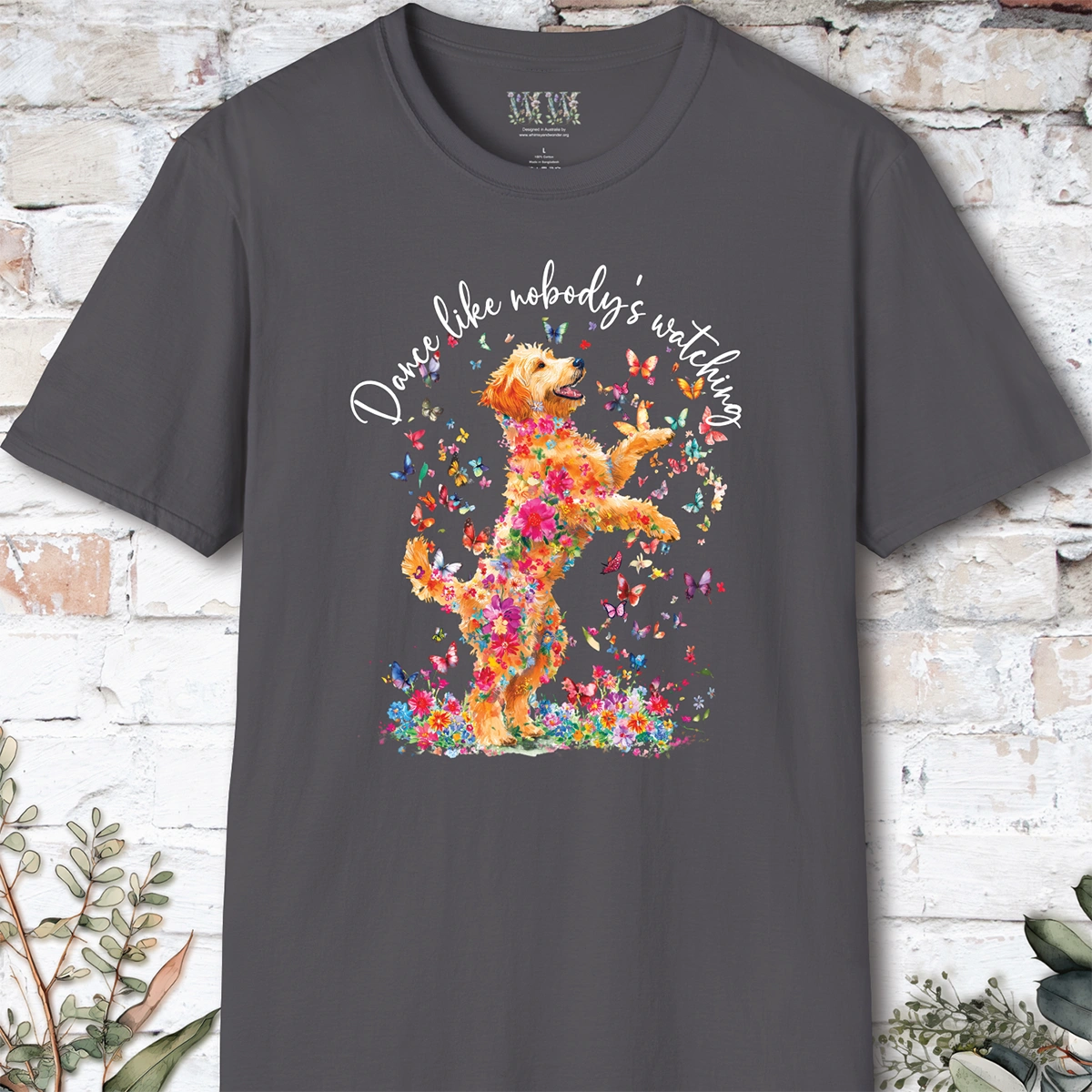 Golden Doodle/Groodle "Dance like nobody's watching" unisex T shirt