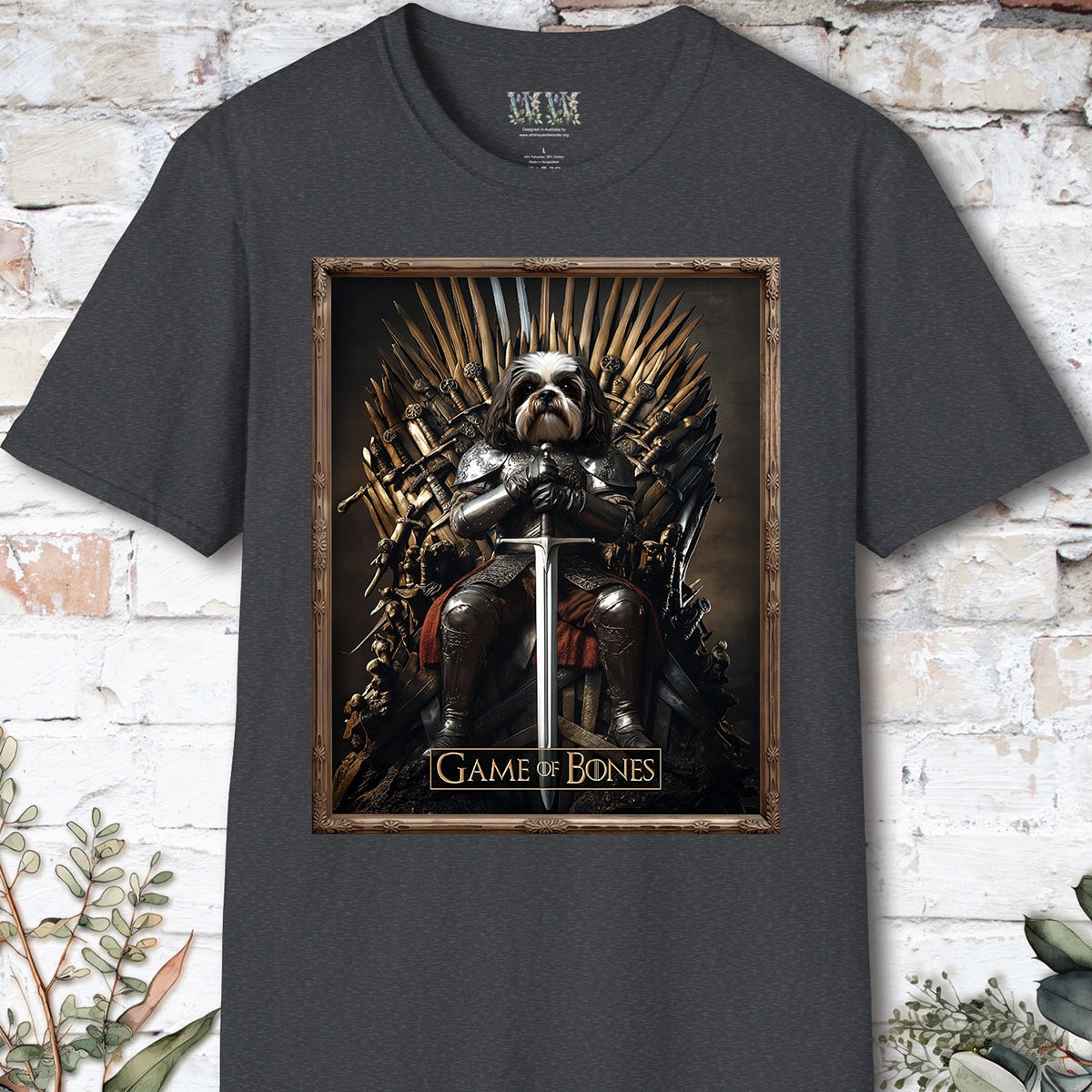 Shih Tzu, Game of Bones, Unisex T shirt