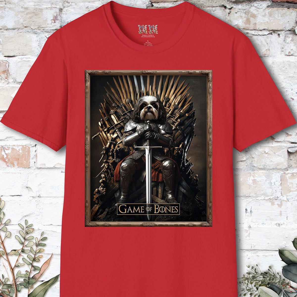 Shih Tzu, Game of Bones, Unisex T shirt