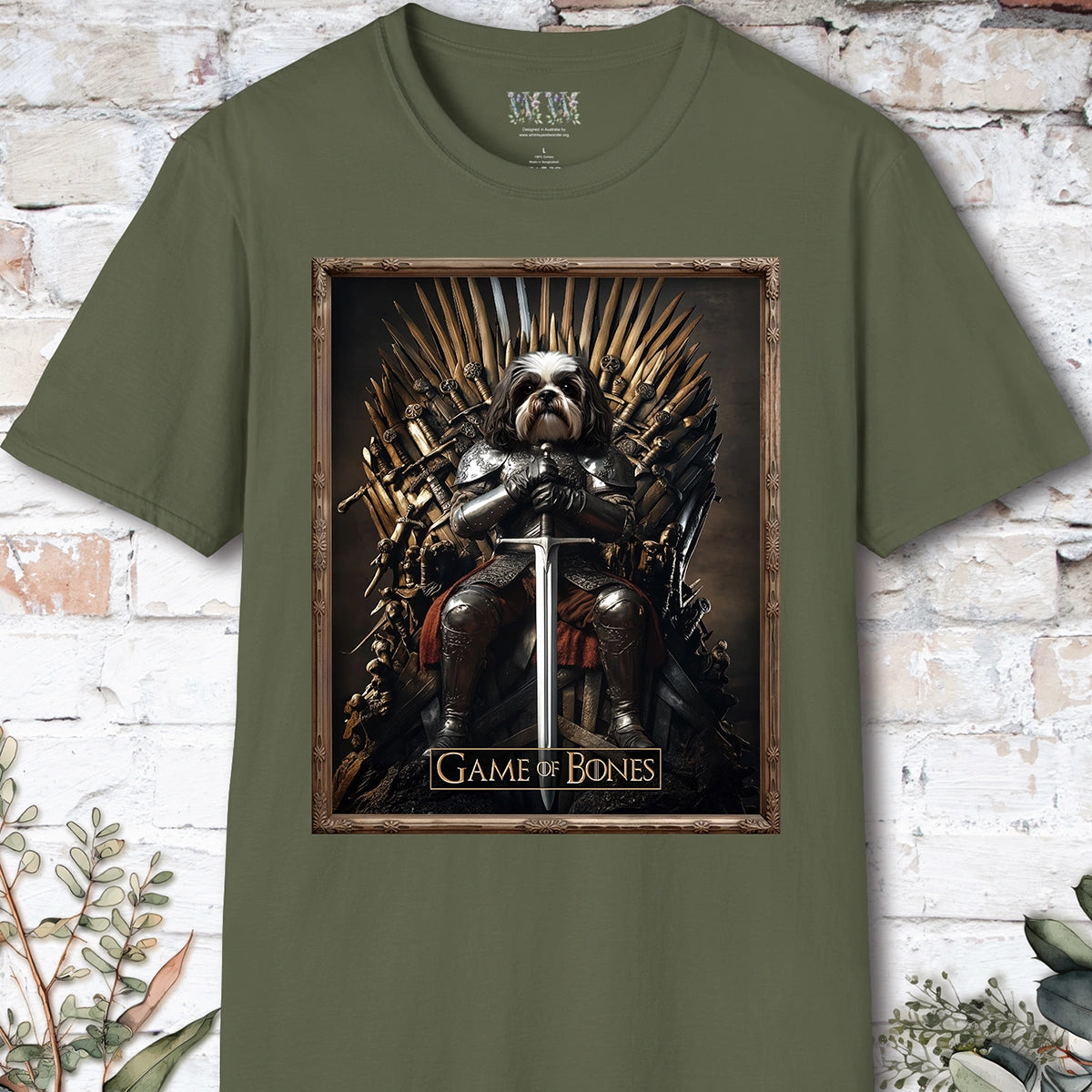 Shih Tzu, Game of Bones, Unisex T shirt