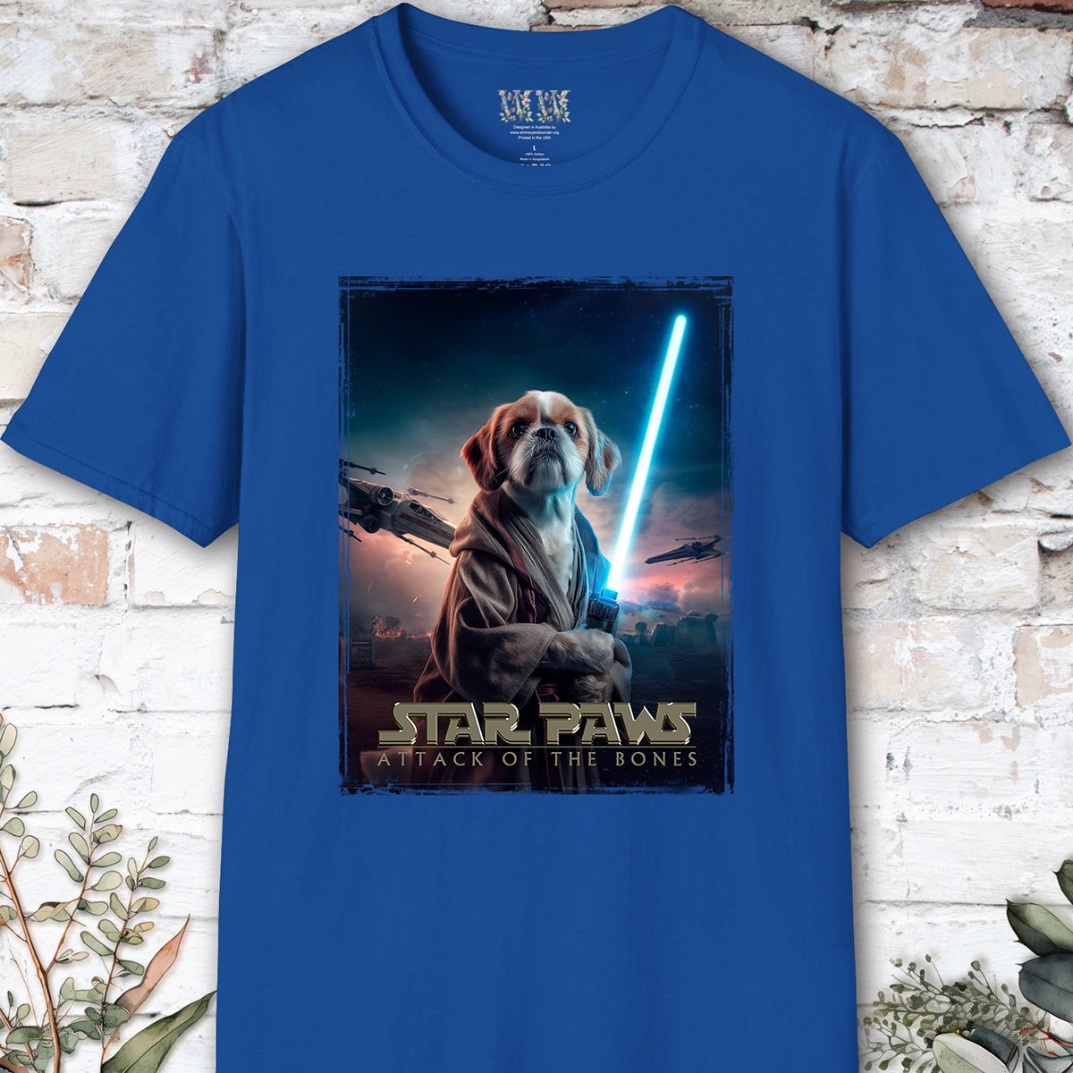 Shih Tzu #1 Star Paws Unisex T shirt
