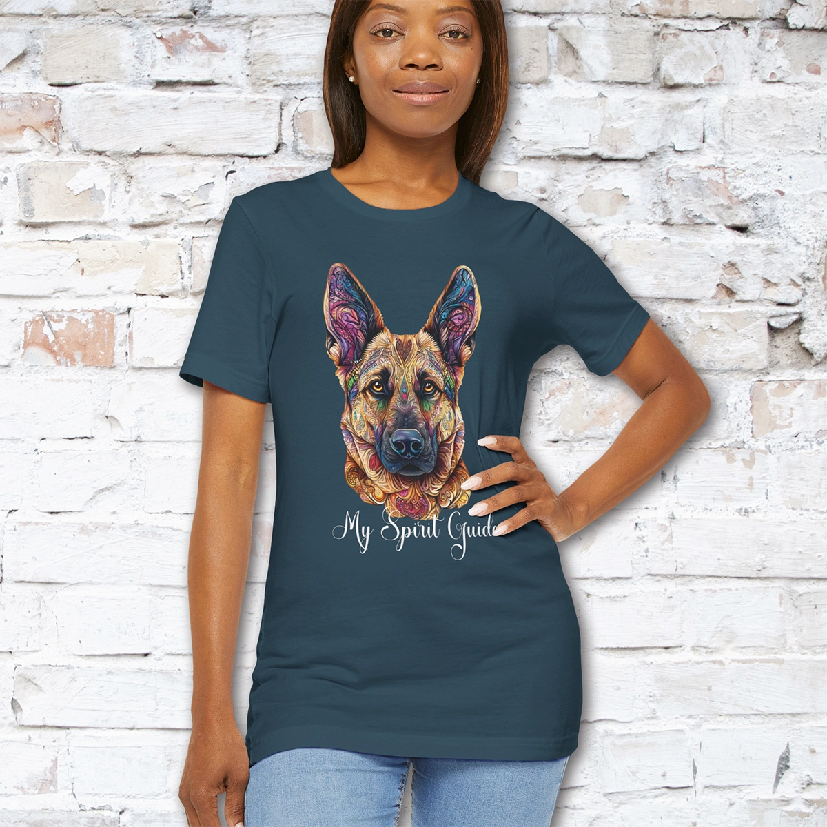 My Spirit Guide German Shepherd #1 unisex T shirt