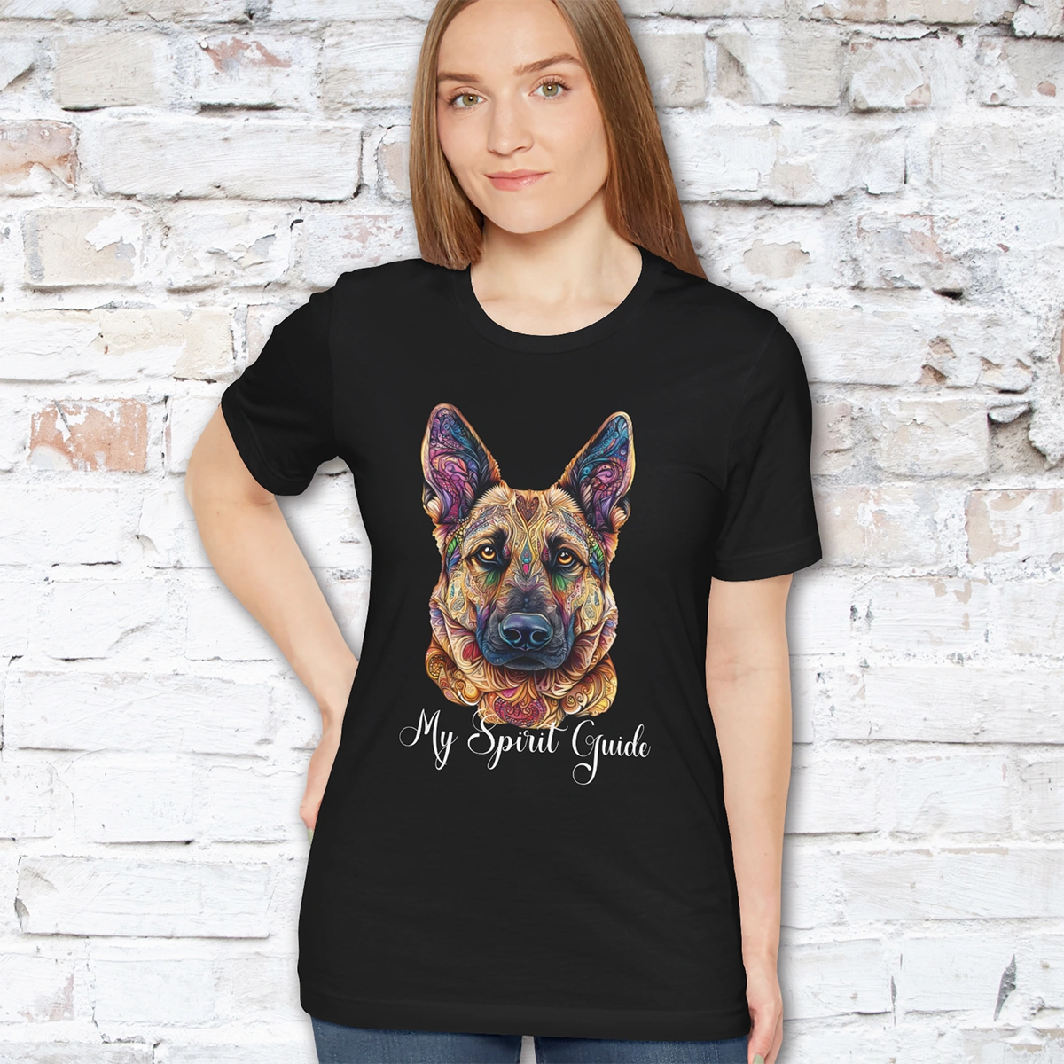 My Spirit Guide German Shepherd #1 unisex T shirt