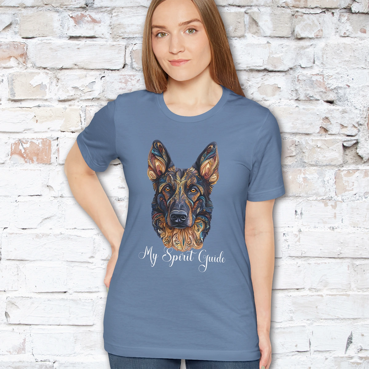 My Spirit Guide German Shepherd #2 unisex T shirt