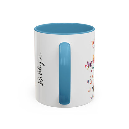 English Cocker Spaniel #3 Personalized Accent Mugs, 11oz