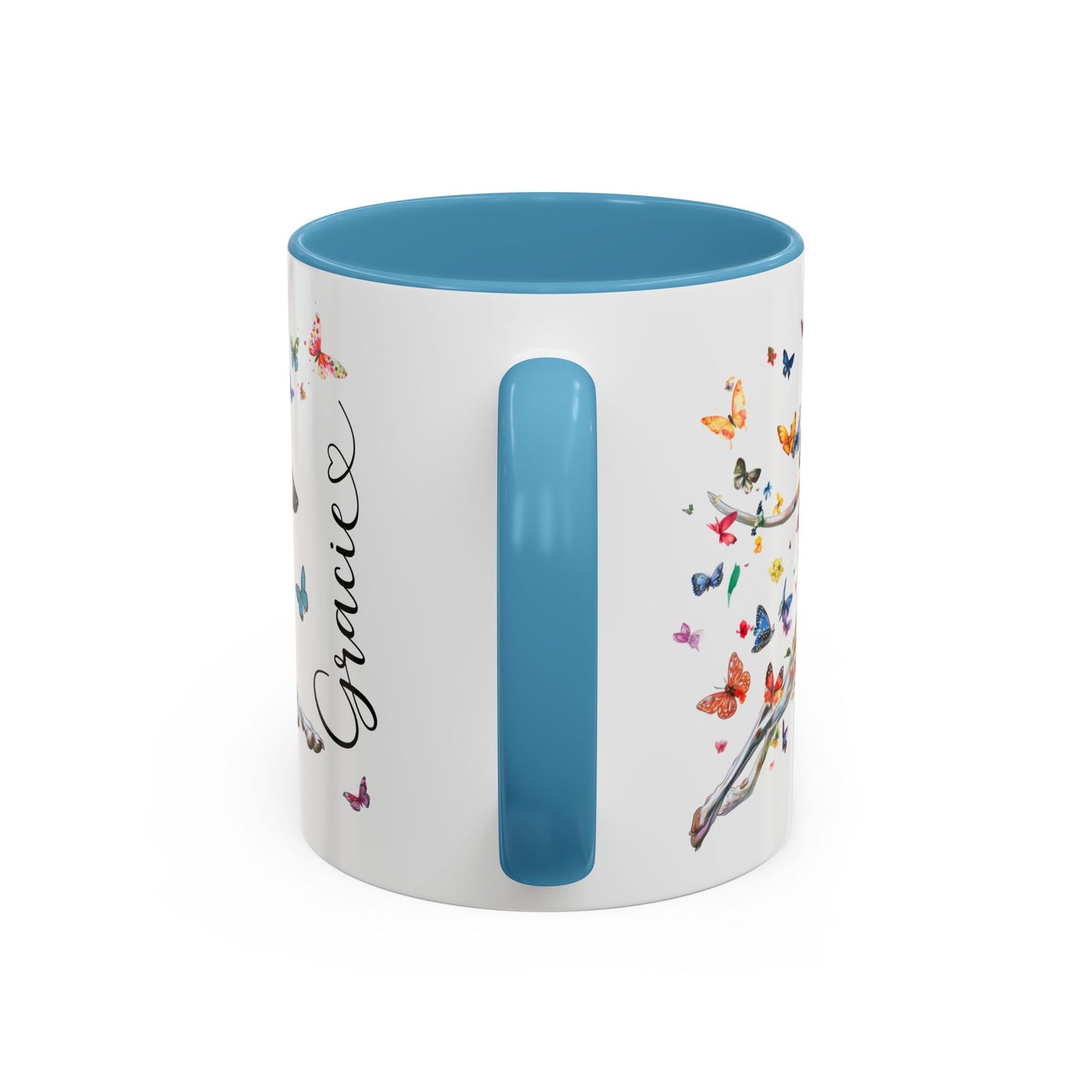 Greyhound #5 Personalized Accent Mugs, 11oz