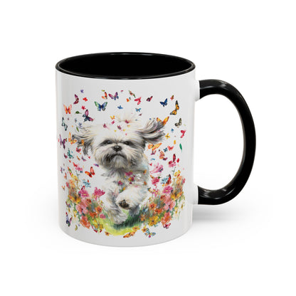 Shih Tzu #3 Personalized Accent Mugs, 11oz