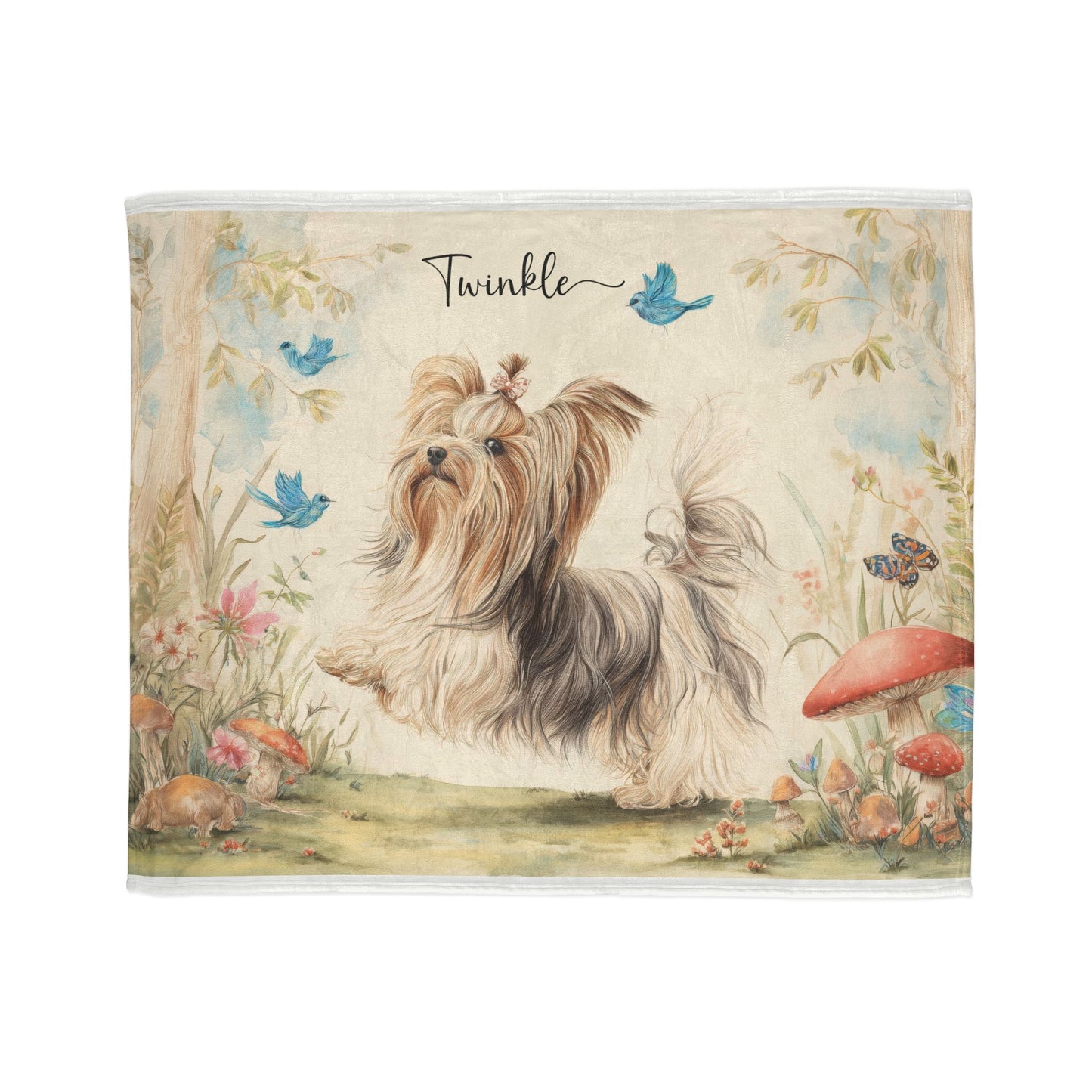 Biewer Terrier Personalised Blanket