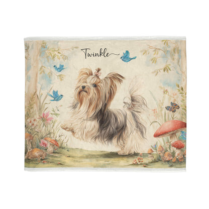 Biewer Terrier Personalised Blanket