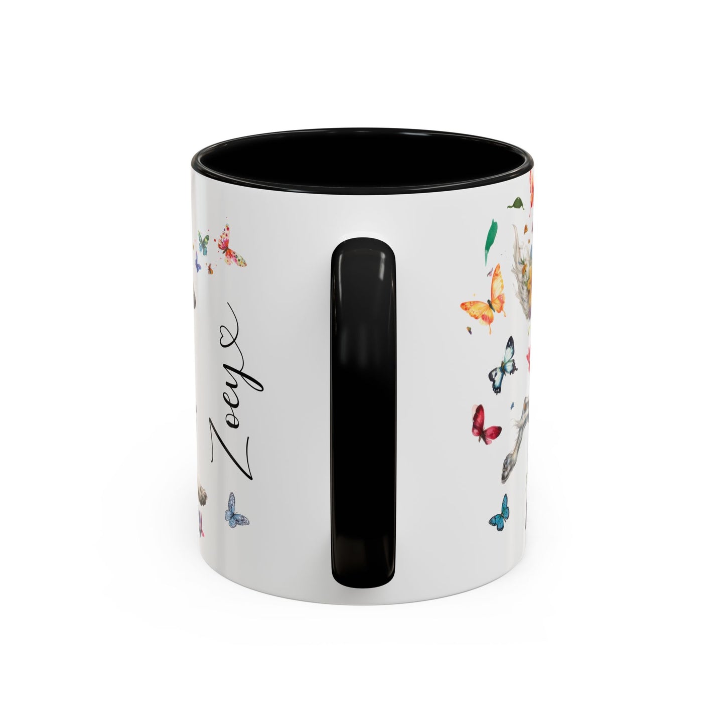 Silken Windhound #1 Personalized Accent Mugs, 11oz