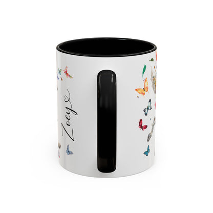 Silken Windhound #1 Personalized Accent Mugs, 11oz