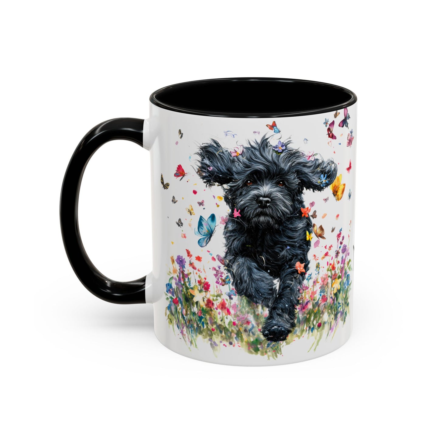 Cavoodle/Cavapoo/Doodle/Cockapoo #2 Personalized Accent Mugs, 11oz