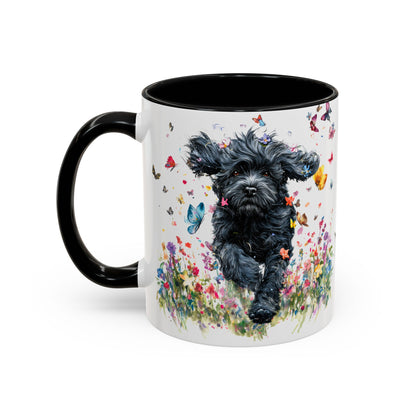 Cavoodle/Cavapoo/Doodle/Cockapoo #2 Personalized Accent Mugs, 11oz