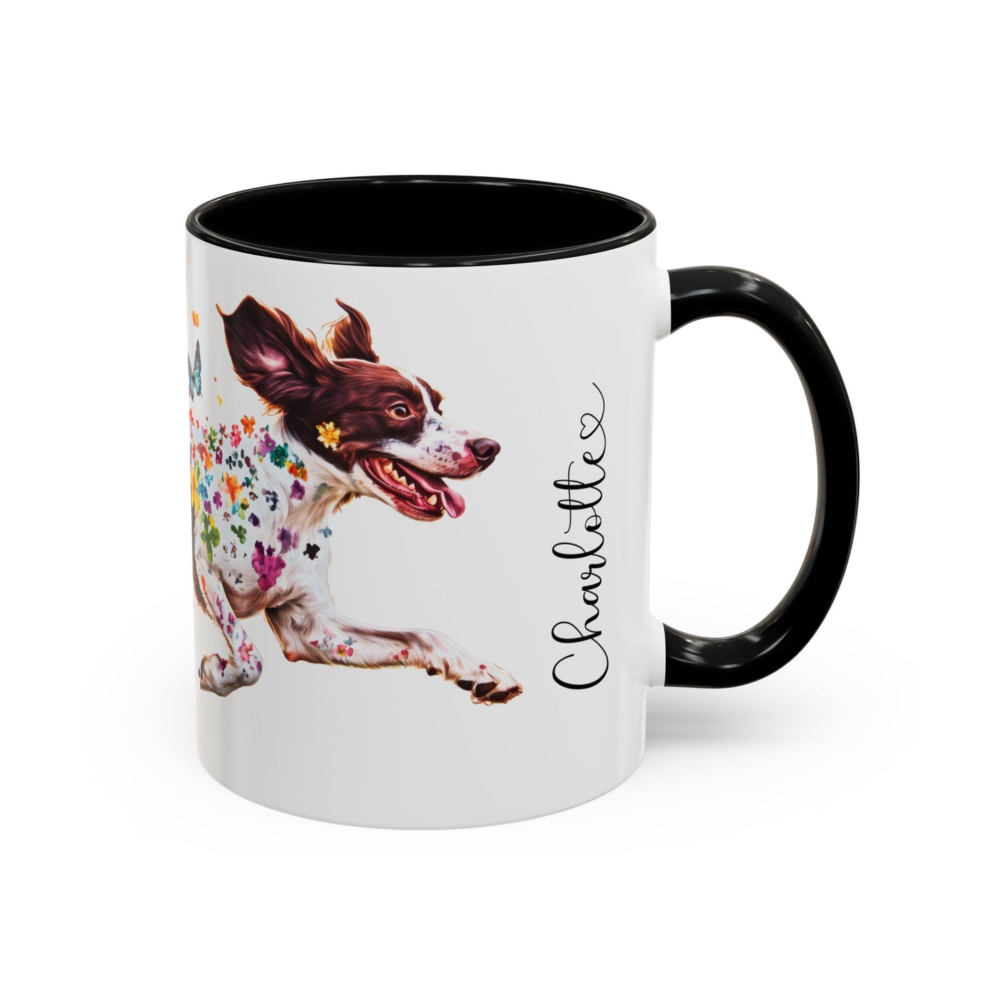 American Brittany #2 Personalized Accent Mugs, 11oz