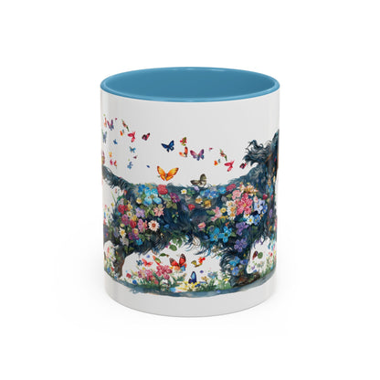 Gordon Setter Personalized Accent Mugs, 11oz