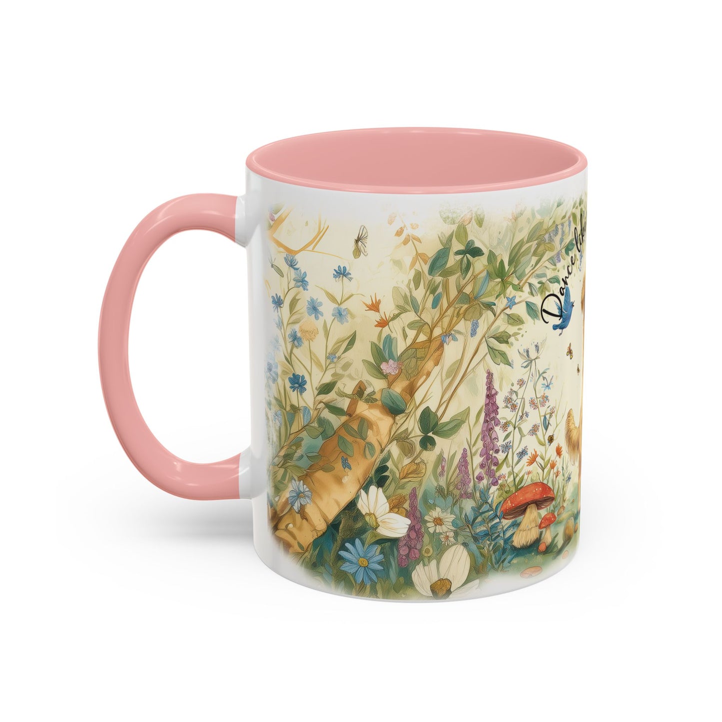 Golden Retriever "Dance like nobody's watching" Personalized  Mugs, 11oz