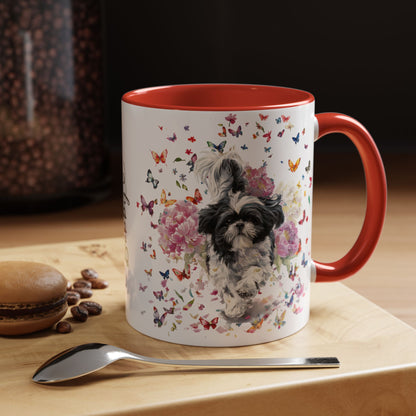 Shih Tzu #4 Personalized Accent Mugs, 11oz