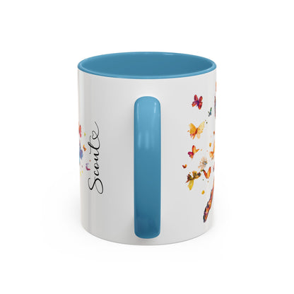 Dutch Shepherd Personalized Accent Mugs, 11oz