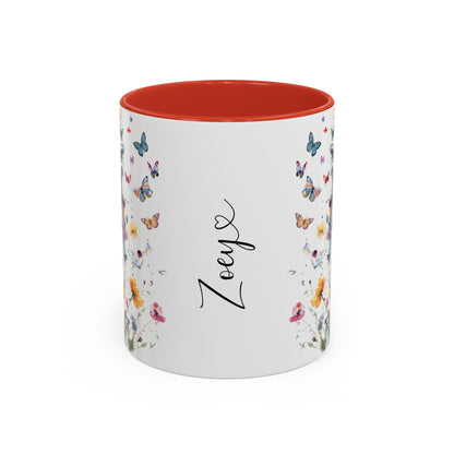 Silken Windhound #3 Personalized Accent Mugs, 11oz